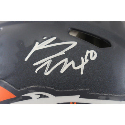Bo Nix Signed Denver Broncos Full Size Authentic Helmet