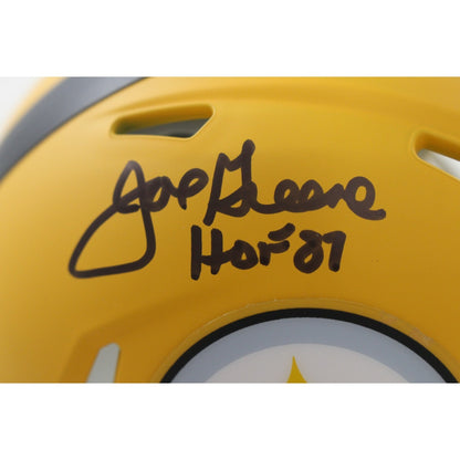Joe Greene Signed Pittsburgh Steelers 2025 Alternate Mini Helmet