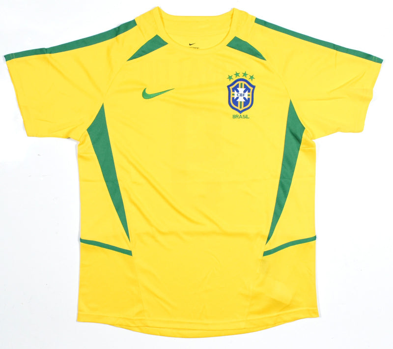 Ronaldo Autographed Brazil Home Soccer Jersey