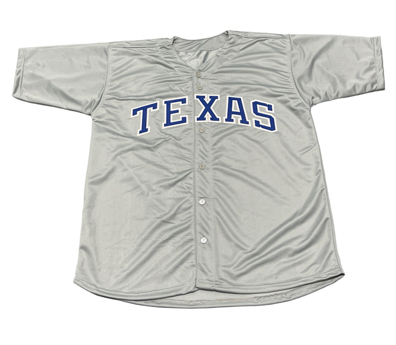 Julio Franco Signed Texas Rangers Custom Jersey Beckett BAS