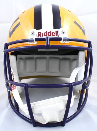 Odell Beckham Jr. Autographed LSU Tigers Full Size Speed Helmet