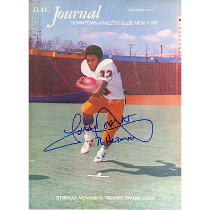 Tony Dorsett Autographed Pittsburgh Panthers 1976 Magazine (Heisman)