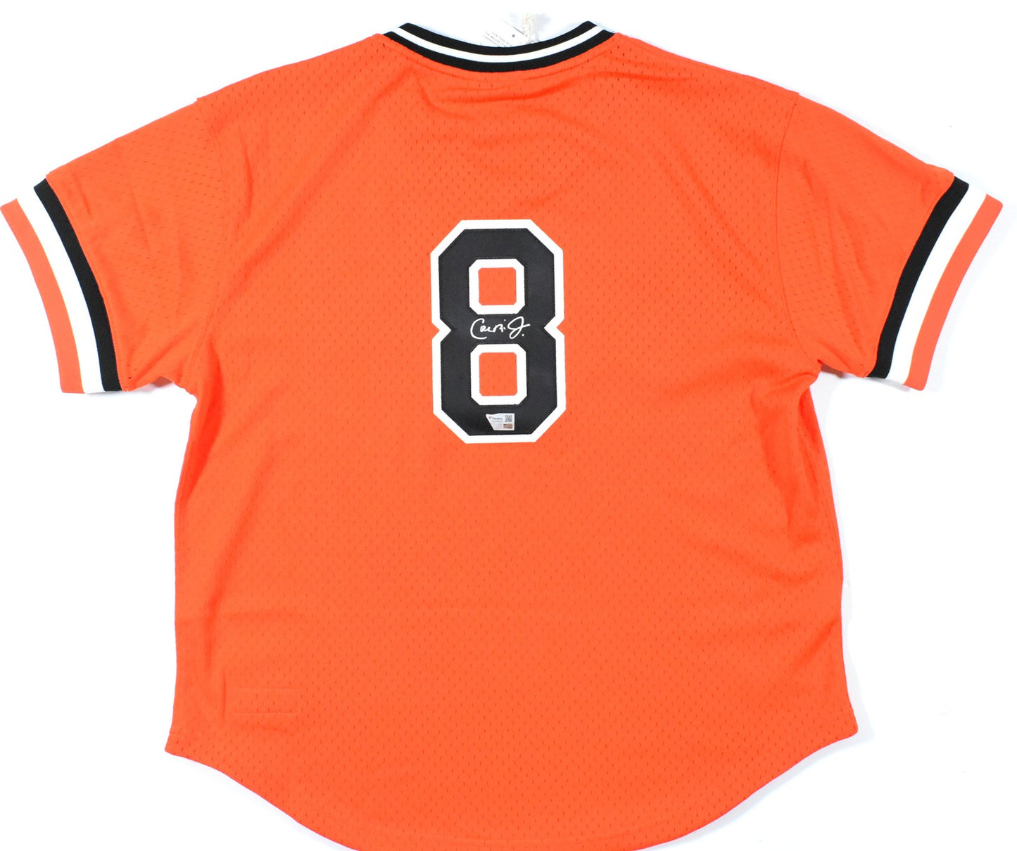 Cal Ripken Jr. Autographed Baltimore Orioles Mitchell & Ness Jersey