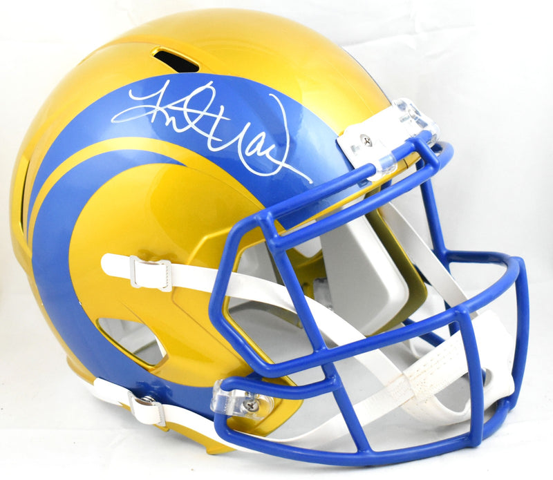 Kurt Warner Autographed St. Louis Rams Full Size Flash Speed Helmet