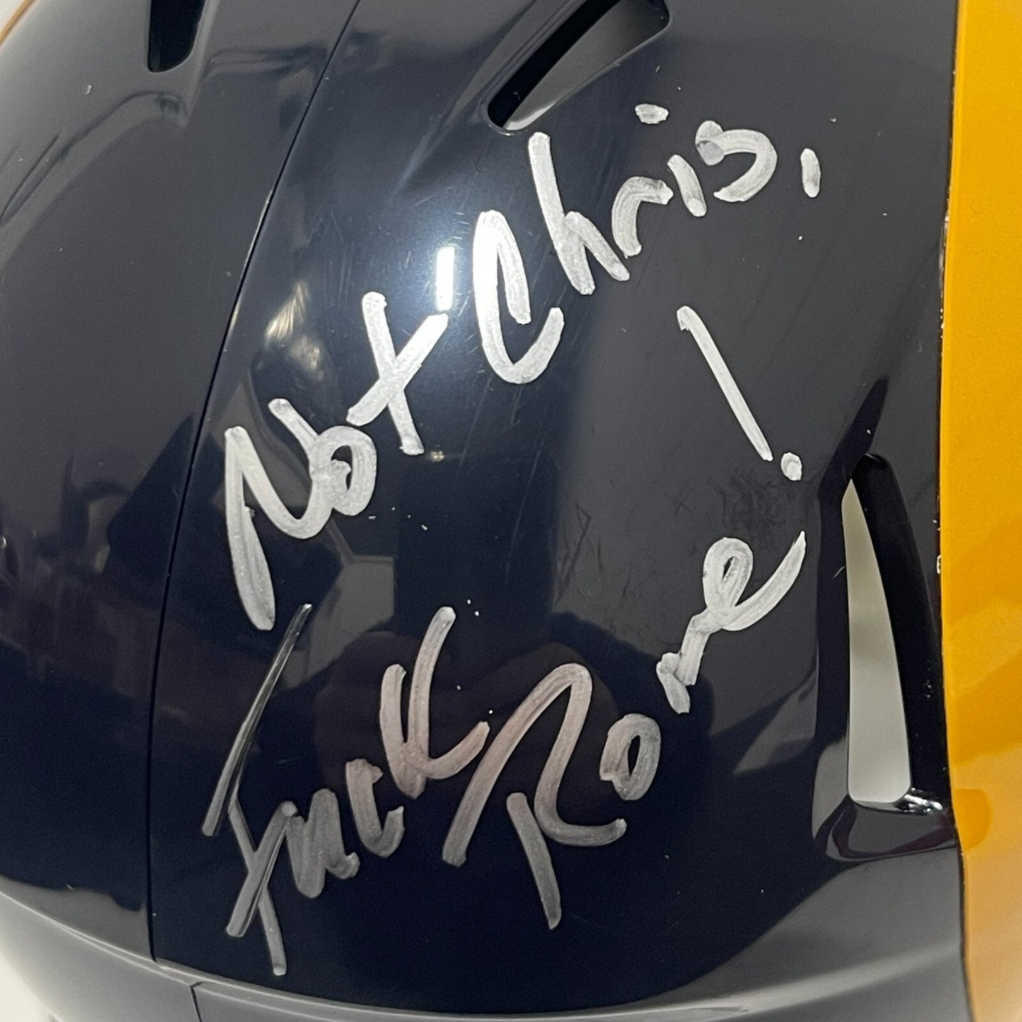 Jim Everett Signed Los Angeles Rams Throwback Mini Helmet Beckett