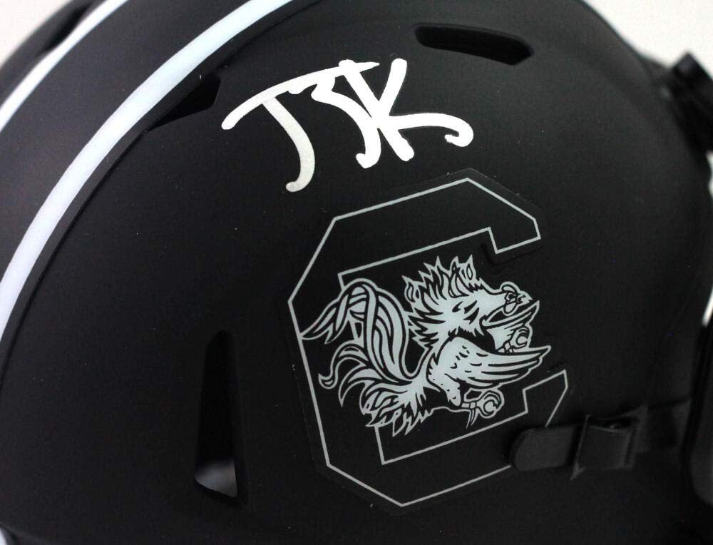 Javon Kinlaw Signed South Carolina Gamecocks Eclipse Mini Helmet