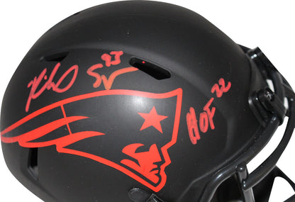 Richard Seymour Signed New England Patriots Eclipse Mini Helmet (HOF)