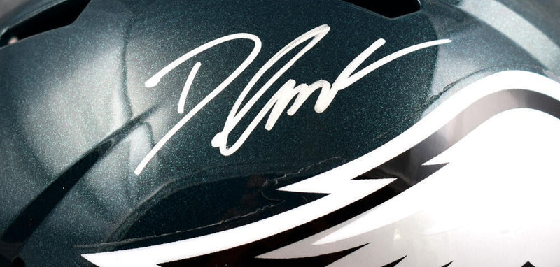 D'Andre Swift Autographed Philadelphia Eagles Full Size Speed Helmet