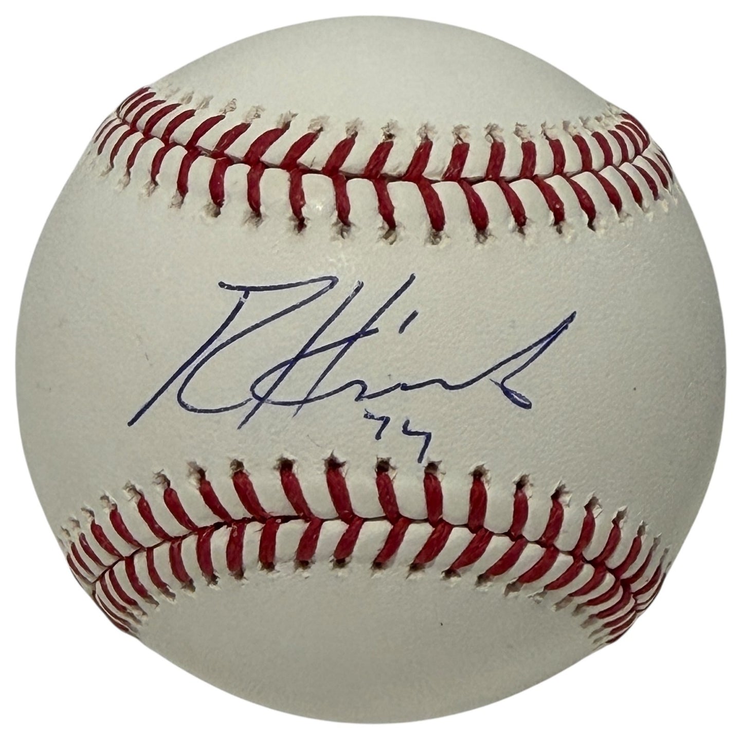 Rece Hinds Signed Cincinnati Reds Official Major League Baseball (BAS)