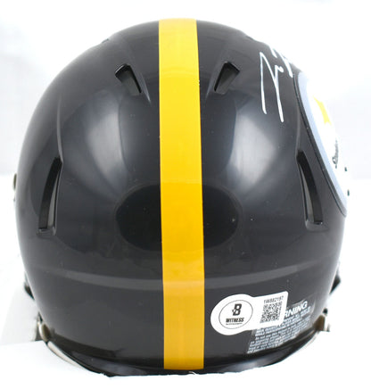 Pat Freiermuth Autographed Pittsburgh Steelers White Speed Mini Helmet