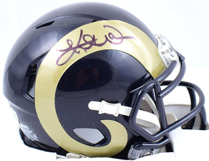 Kurt Warner Autographed St. Louis Rams Speed Mini Helmet