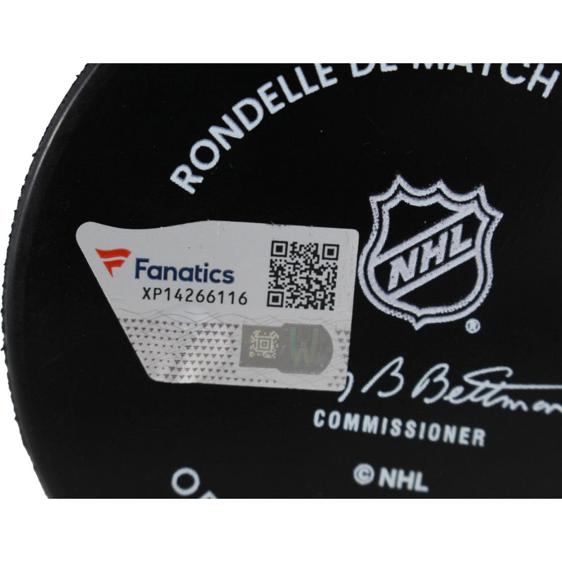Cale Makar Autographed Colorado Avalanche Game Puck (Fanatics Authentic)