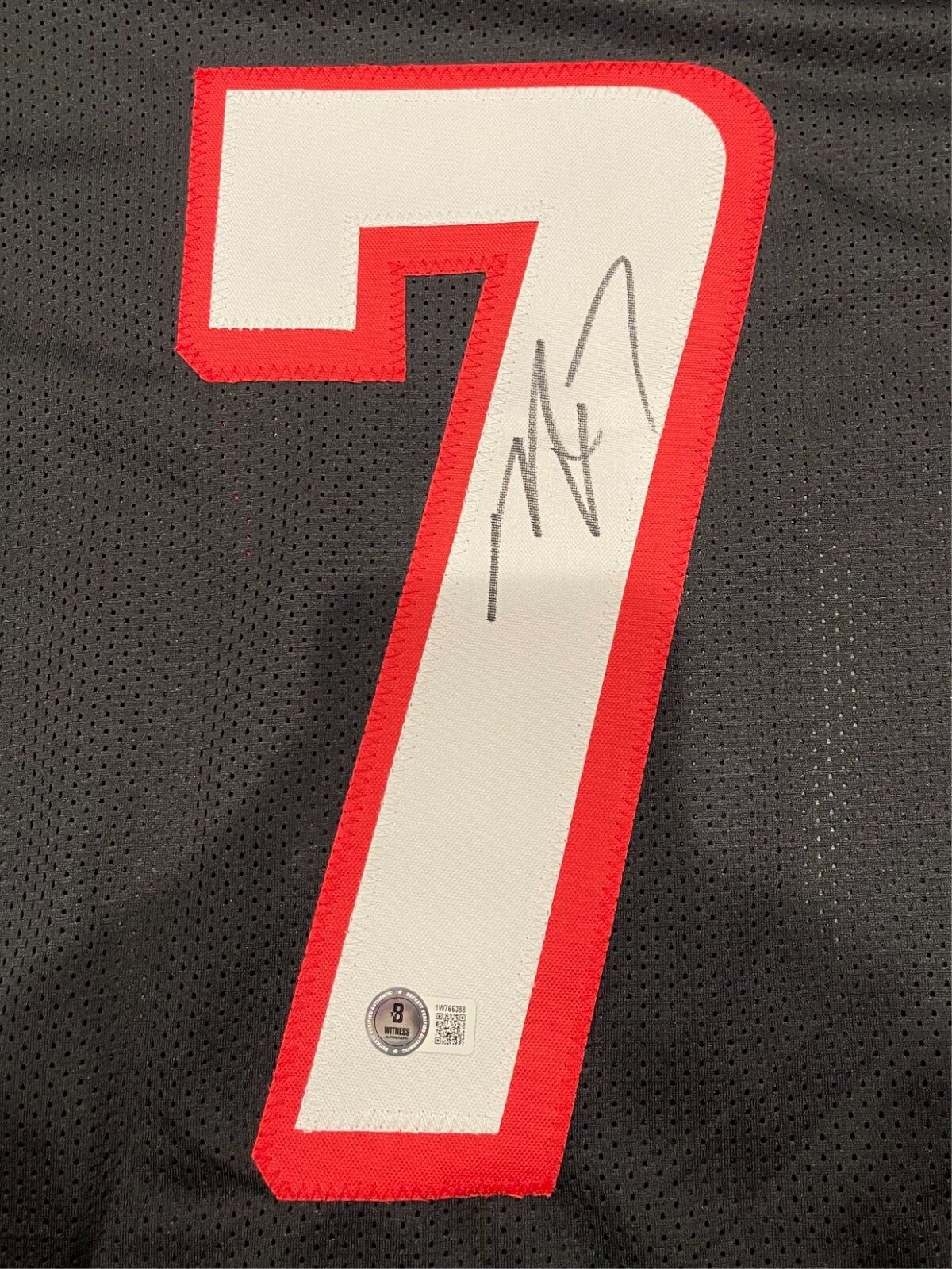 Michael Vick Signed Atlanta Falcons Custom Jersey (Beckett COA)