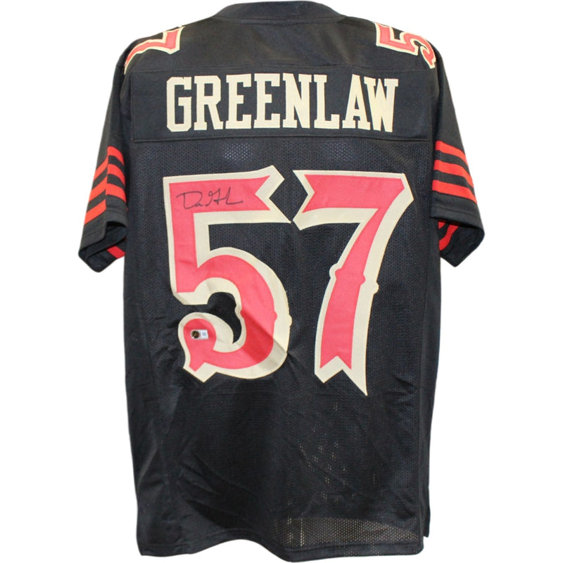 Dre Greenlaw Autographed San Francisco 49ers Rivalries Jersey