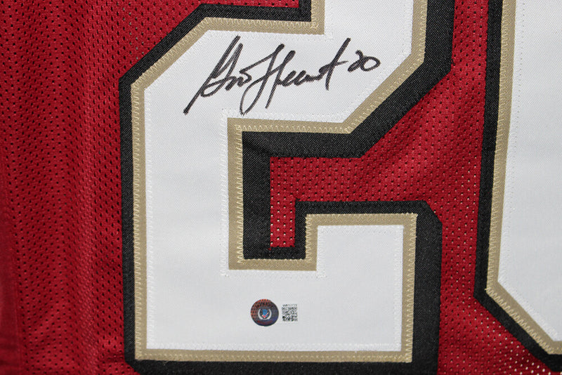 Garrison Hearst Autographed San Francisco 49ers Custom Football Jersey