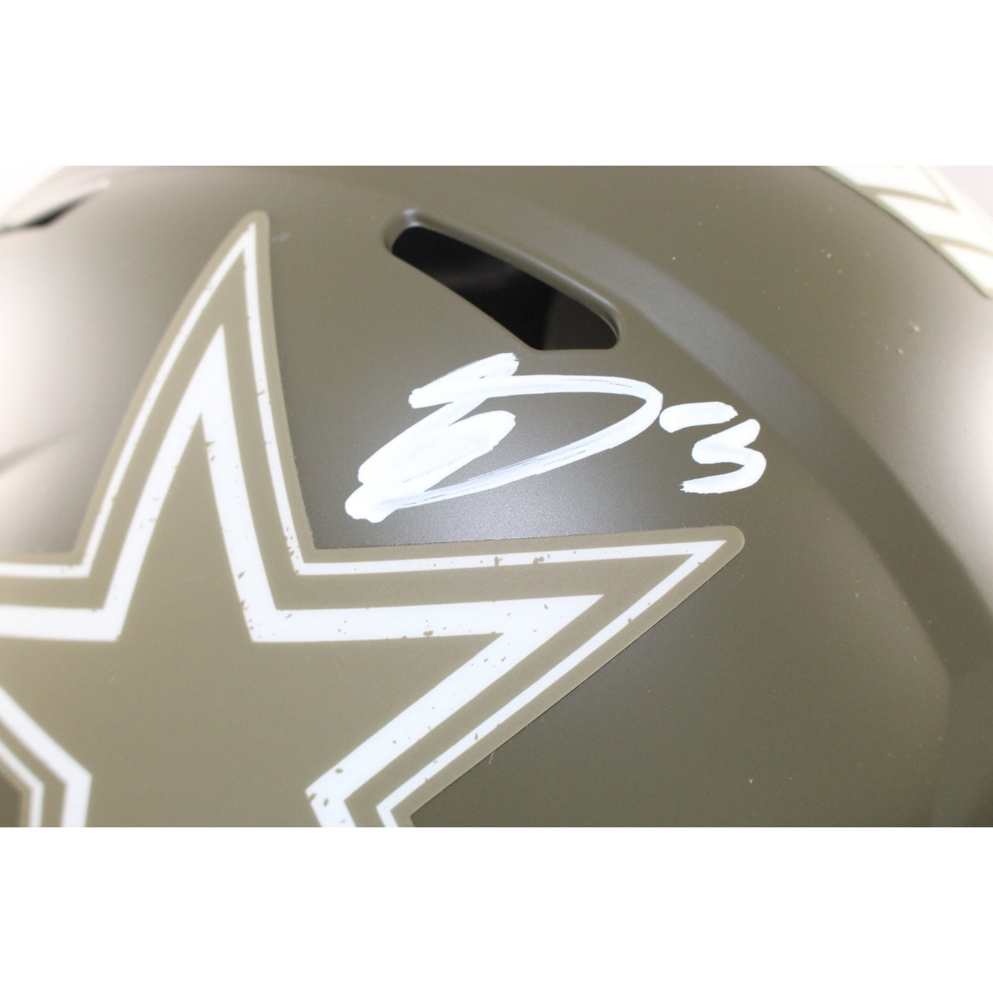 George Pickens Signed Dallas Cowboys Full Size Authentic Salute Helmet