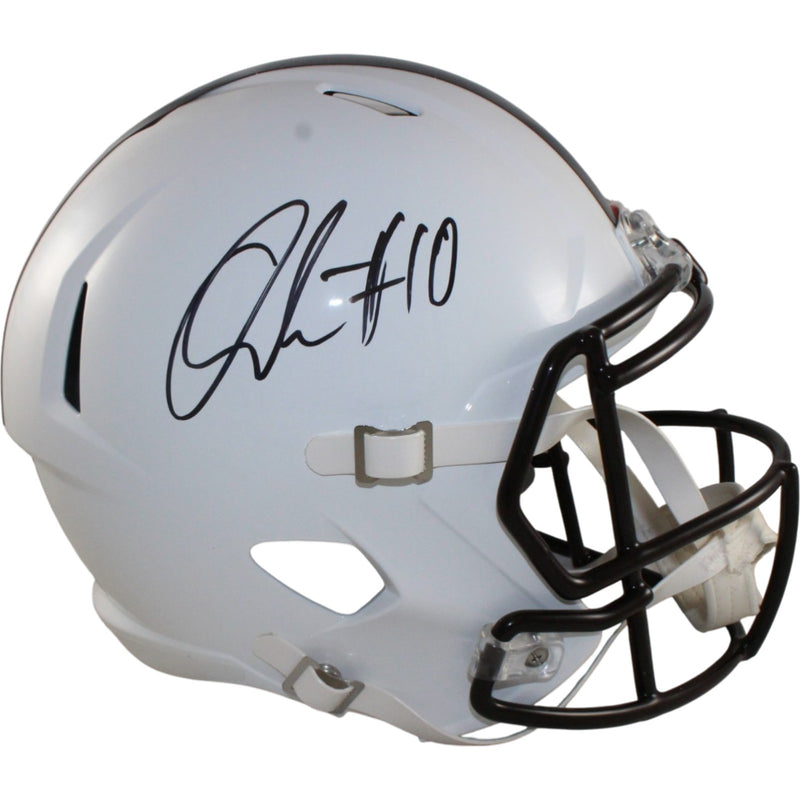 Quinshon Judkins Signed Cleveland Browns Full Size 2023 Alternate Helmet