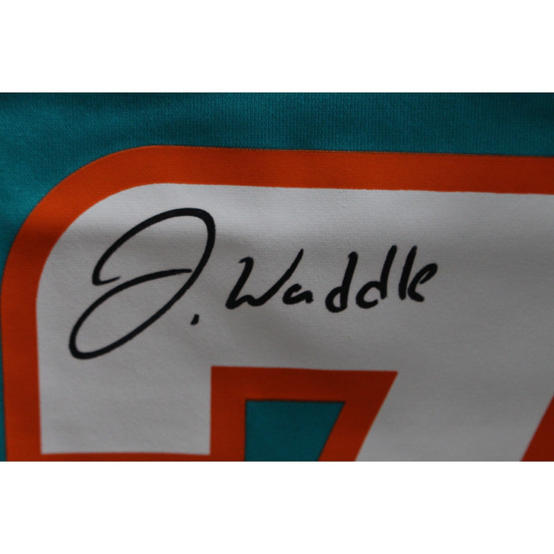 Jaylen Waddle Autographed Miami Dolphins Aqua Nike Game Jersey