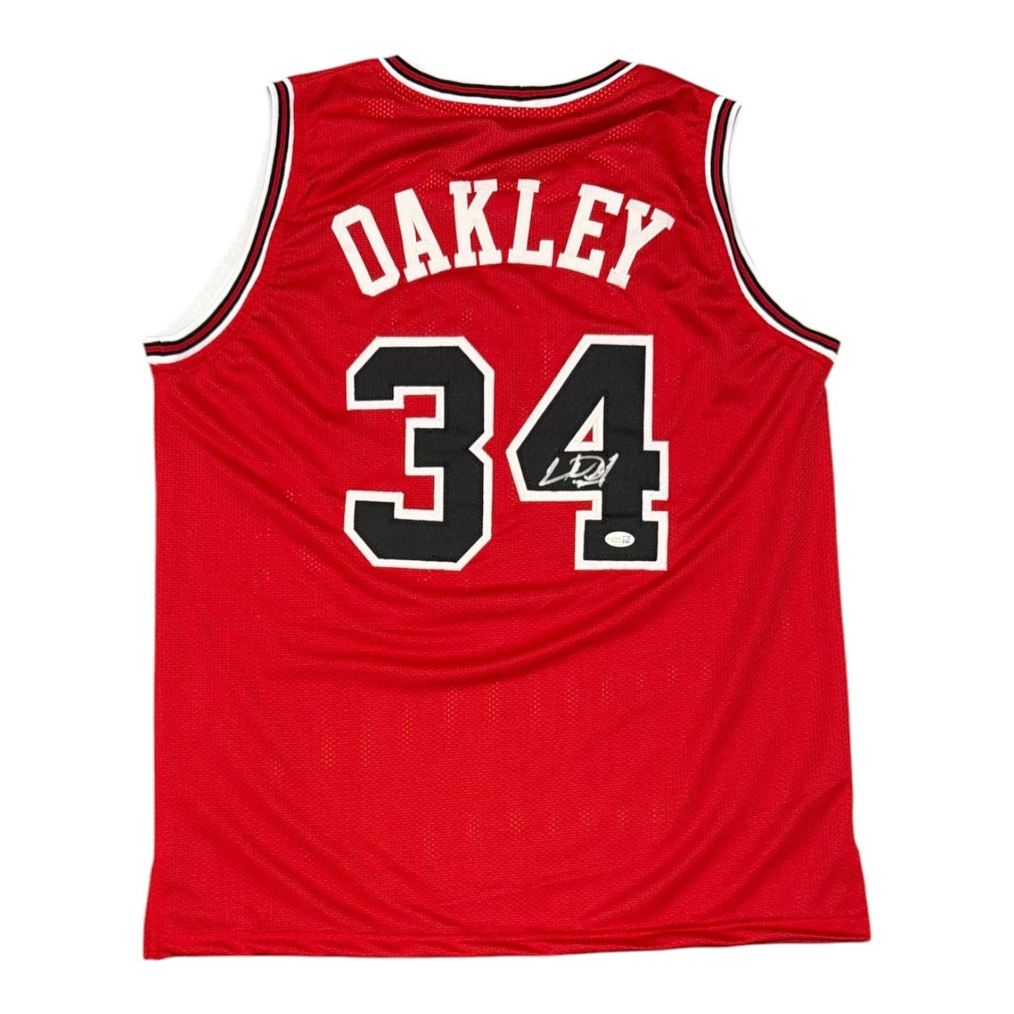 Charles Oakley Signed Chicago Bulls Custom Jersey
