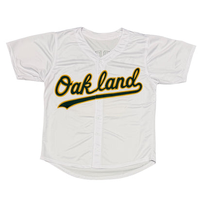 Yoenis Cespedes Signed Oakland Athletics Custom White Jersey (JSA COA)