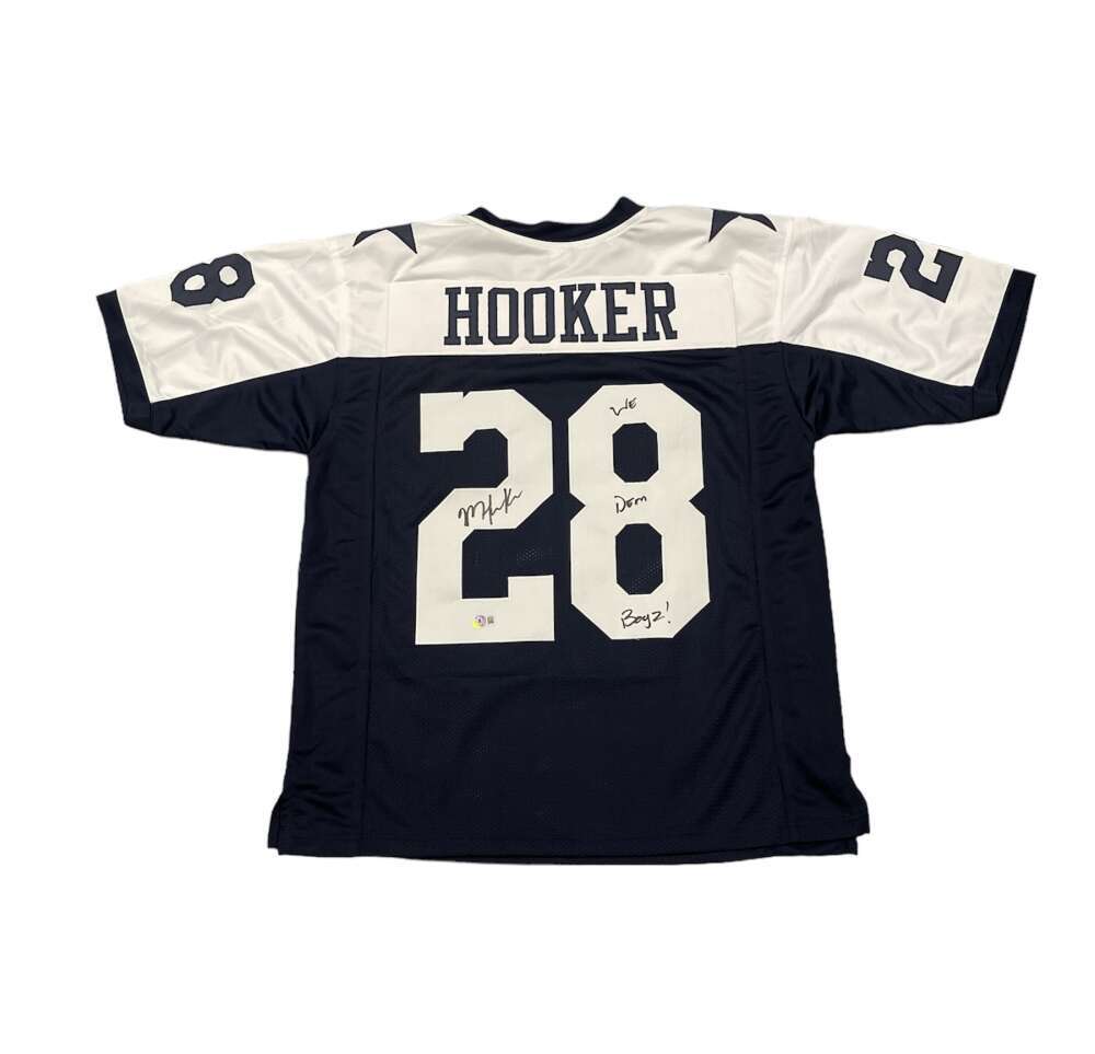 Malik Hooker Dallas Cowboys Signed Custom Jersey "We Dem Boyz"