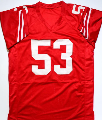 NaVorro Bowman Autographed Custom Red Jersey