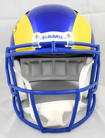 Kyren Williams Autographed Los Angeles Rams Full Size Speed Helmet