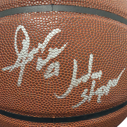 Gerald Wilkins Autographed New York Knicks Basketball