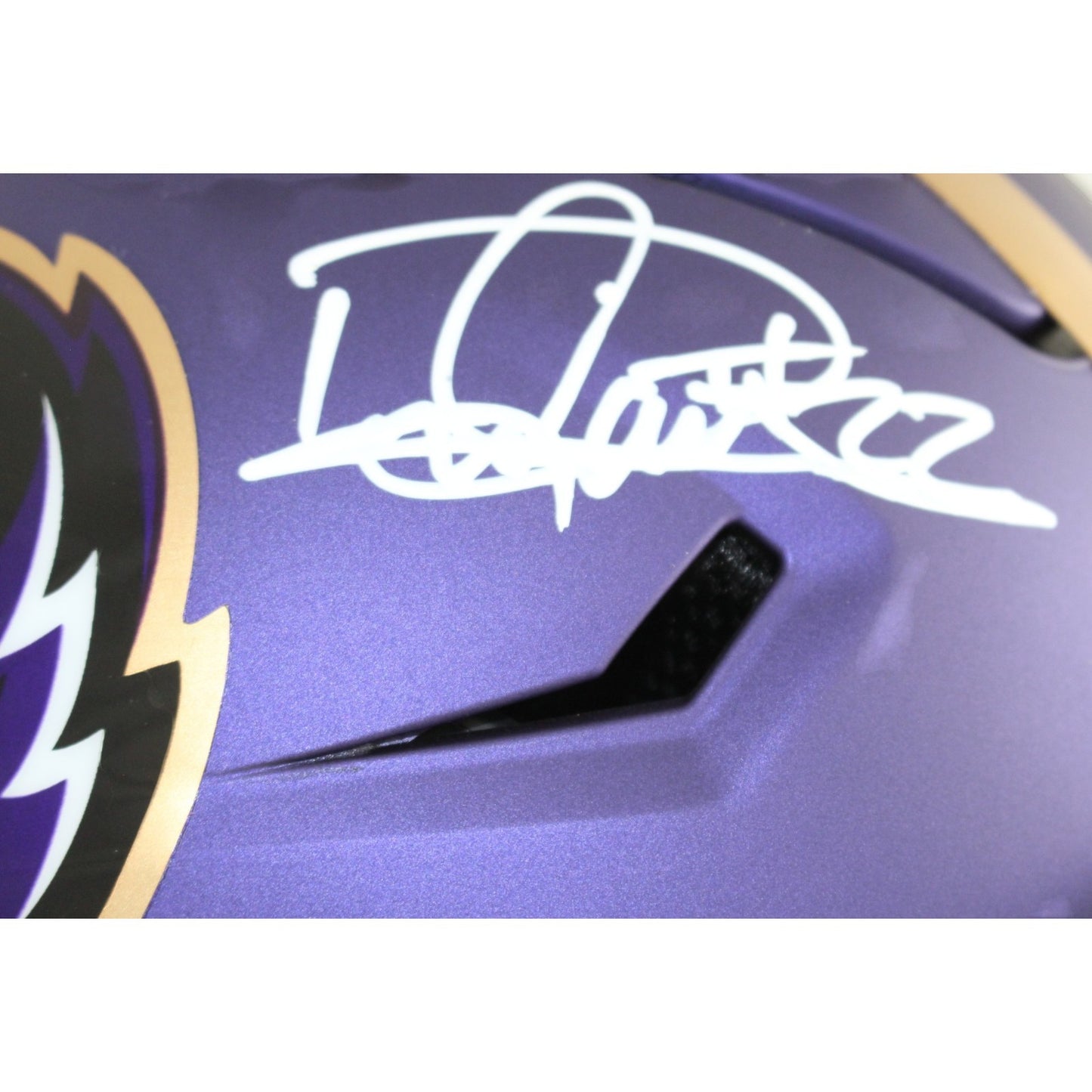 Derrick Henry Signed Baltimore Ravens 2024 Alternate SpeedFlex Helmet