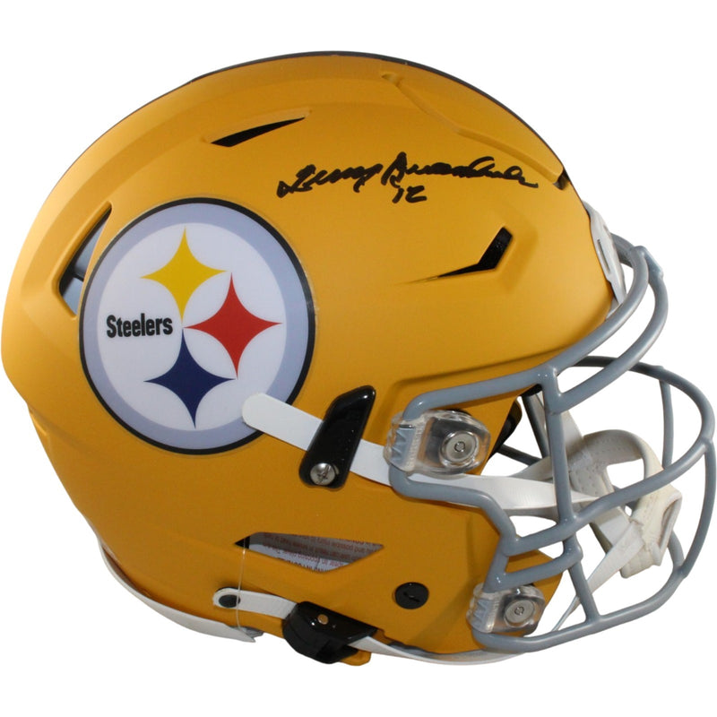 Terry Bradshaw Signed Pittsburgh Steelers Authentic SpeedFlex Alternate Helmet