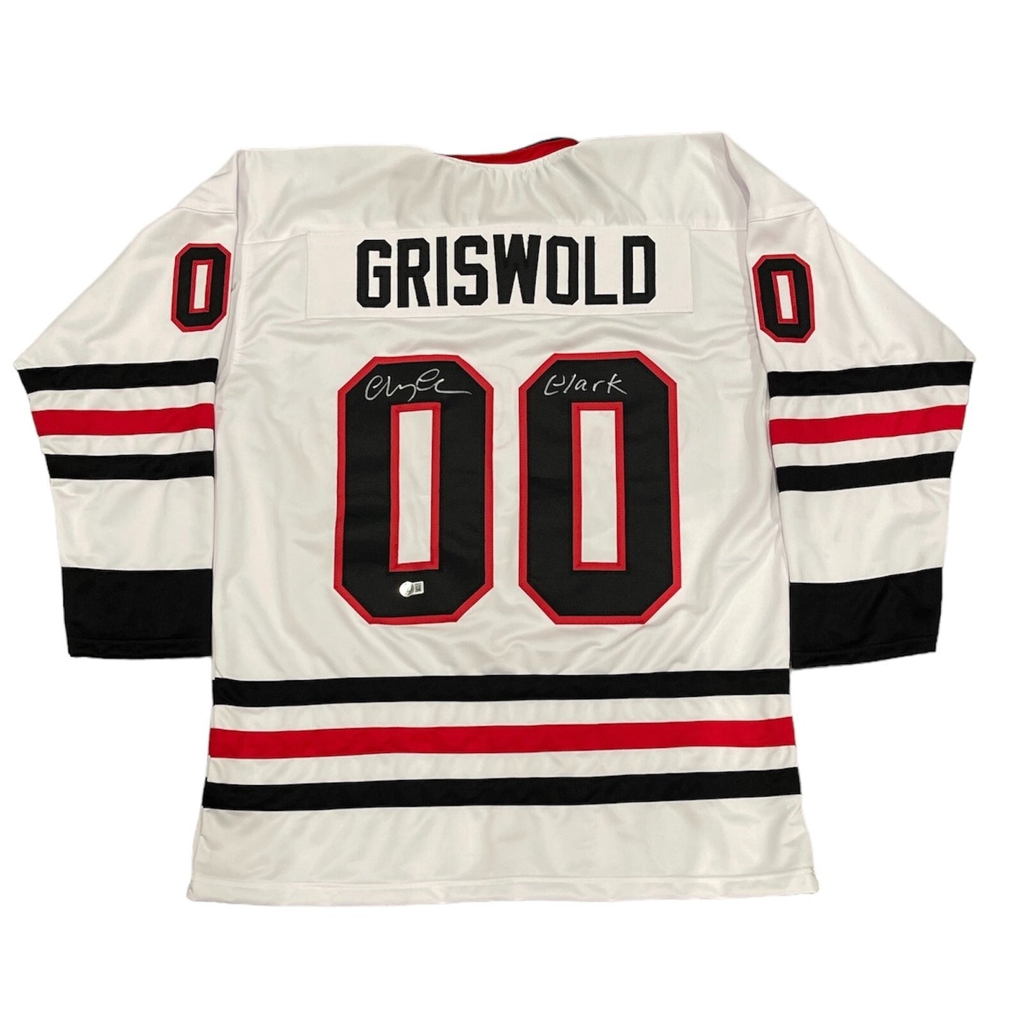 Chevy Chase Signed Clark Griswold Chicago Custom Jersey (Beckett COA)