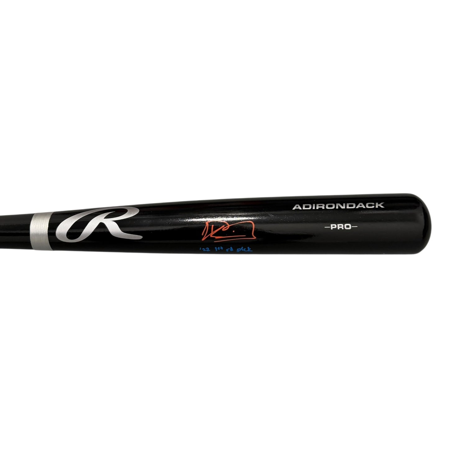 Kevin Parada Signed Rawlings Black Bat "22 1st Rd Pick" Beckett COA