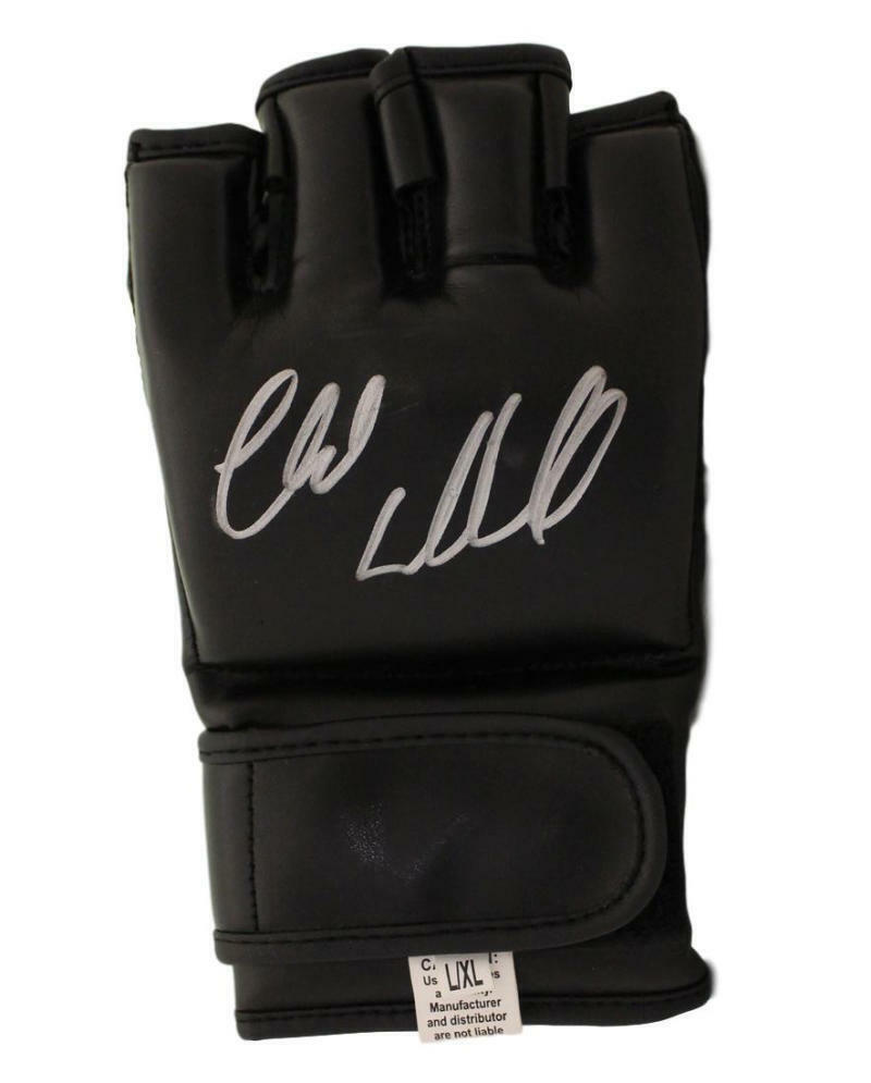 Chuck Liddell Autographed UFC Black Right Handed Glove Beckett BAS