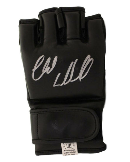 Chuck Liddell Autographed UFC Black Right Handed Glove Beckett BAS