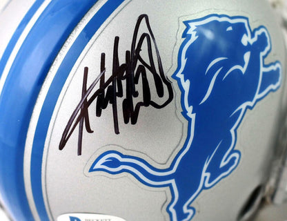 Adrian Peterson Signed Detroit Lions Black Mini Helmet
