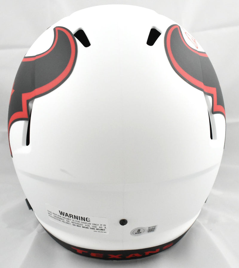 David Montgomery Autographed Houston Texans Lunar Speed Full Size Helmet