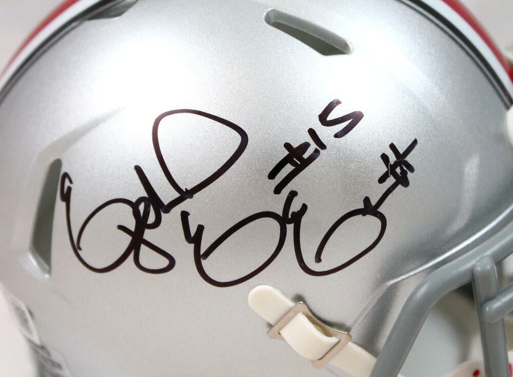 Ezekiel Elliott Signed Ohio State Buckeyes Black Speed Mini Helmet