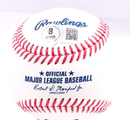 Ron Guidry Autographed Rawlings OML Baseball Louisiana Lightning Inscription
