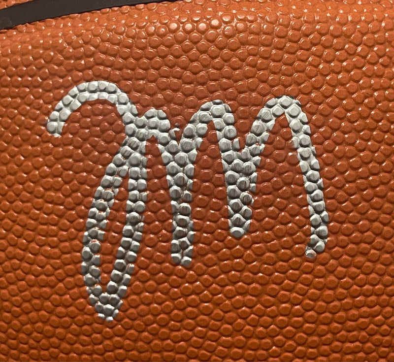 Tyrese Maxey Philadelphia 76ers Autographed Spalding NBA Basketball UDA