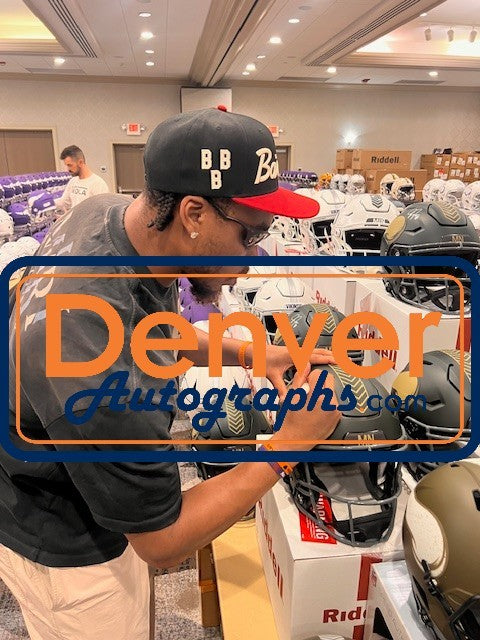 Justin Jefferson Signed Minnesota Vikings 2025 Salute to Service SpeedFlex Helmet