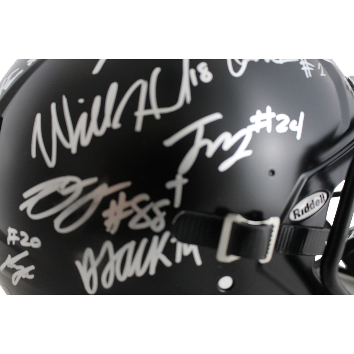 Ohio State Buckeyes Team Signed Full Size Authentic Helmet (20 Sigs)