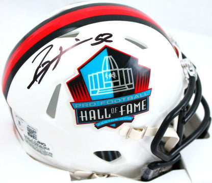 Ray Lewis Signed Baltimore Ravens Black Speed Mini Helmet