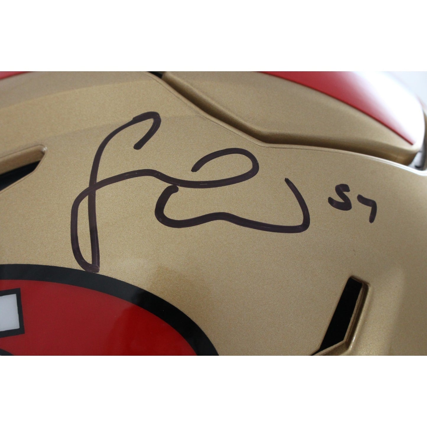 Fred Warner Signed San Francisco 49ers SpeedFlex Throwback Full Size Helmet