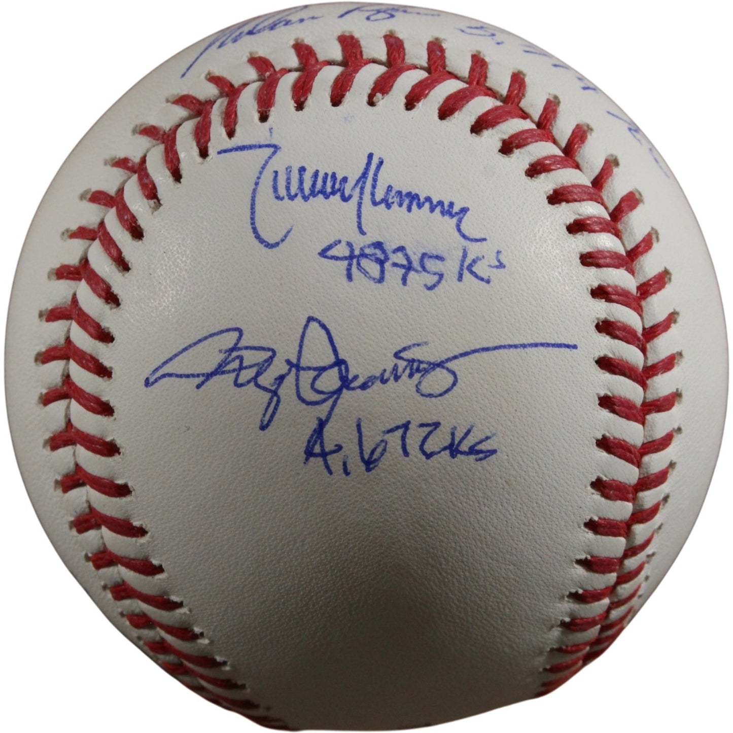 Nolan Ryan, Randy Johnson, Roger Clemens & Steve Carlton Signed Baseball