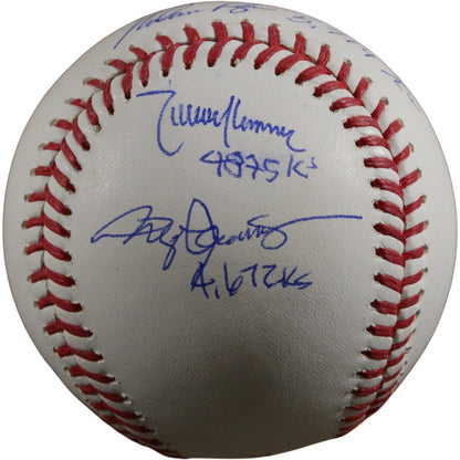 Nolan Ryan, Randy Johnson, Roger Clemens & Steve Carlton Signed Baseball