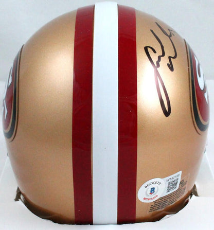 Fred Warner & Azeez Al-Shaair Signed San Francisco 49ers Mini Helmet