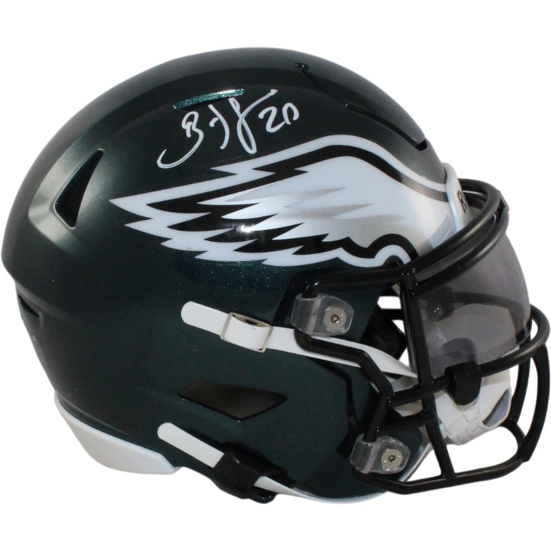Brian Dawkins Philadelphia Eagles Autographed Mid-Size Midi Helmet