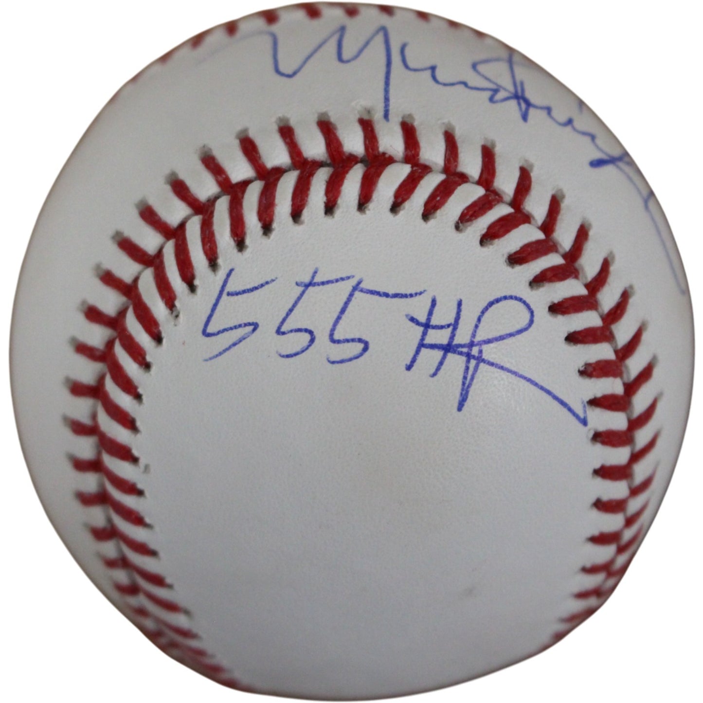 Manny Ramirez Signed Boston Red Sox OML Baseball (555 HR Inscription)