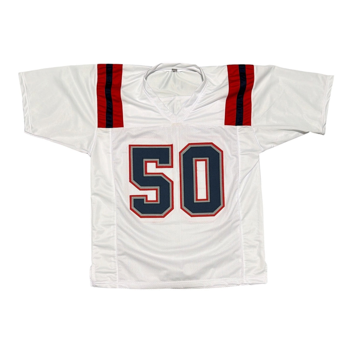 Mike Vrabel Signed New England Patriots White Custom Jersey