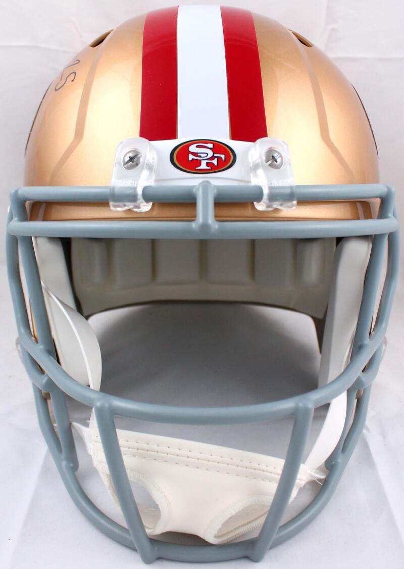 Elijah Mitchell Autographed San Francisco 49ers Full Size Speed Helmet